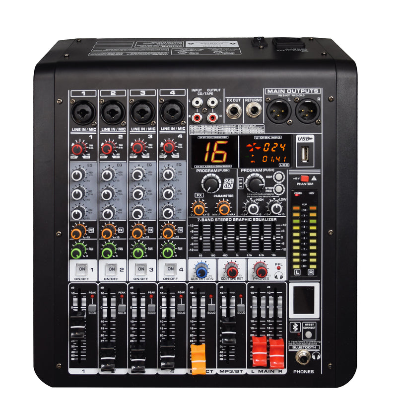 GLEMM - Mixer microfonico 6 canali con DSP