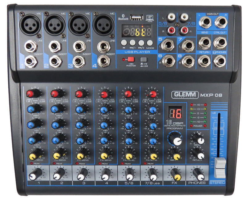 Mixer microfonico 8 canali