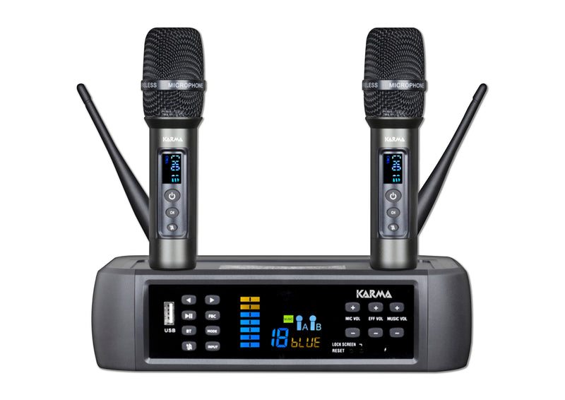 Base multimediale con doppio radiomicrofono