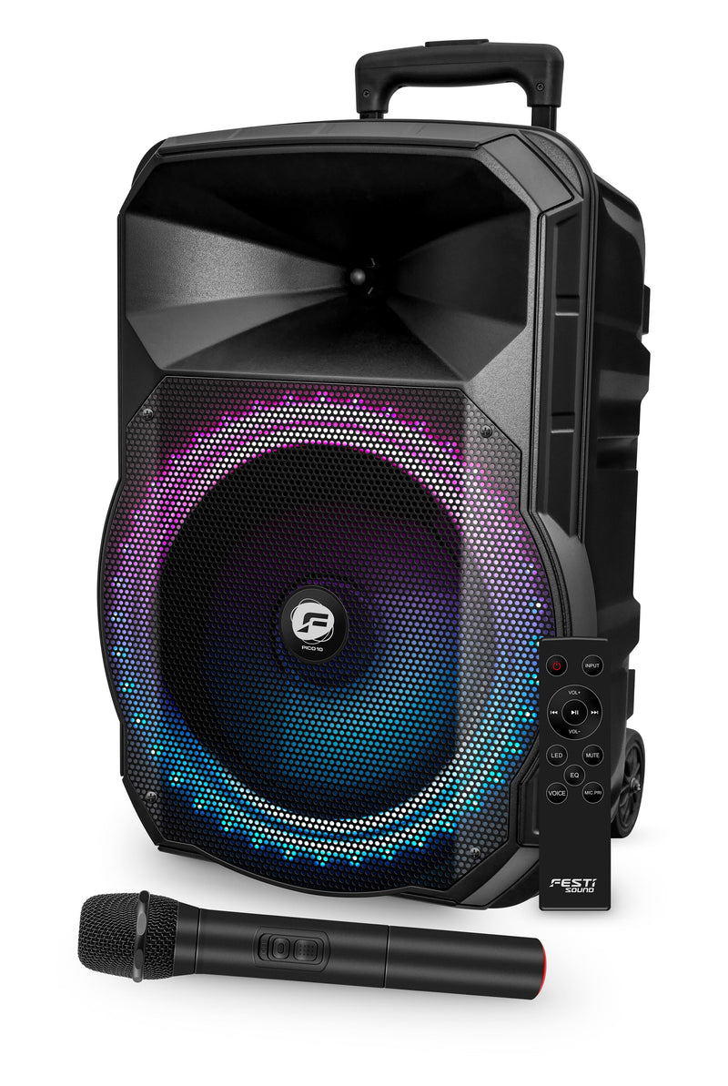 FESTI SOUND - Box a led amplificato 300W