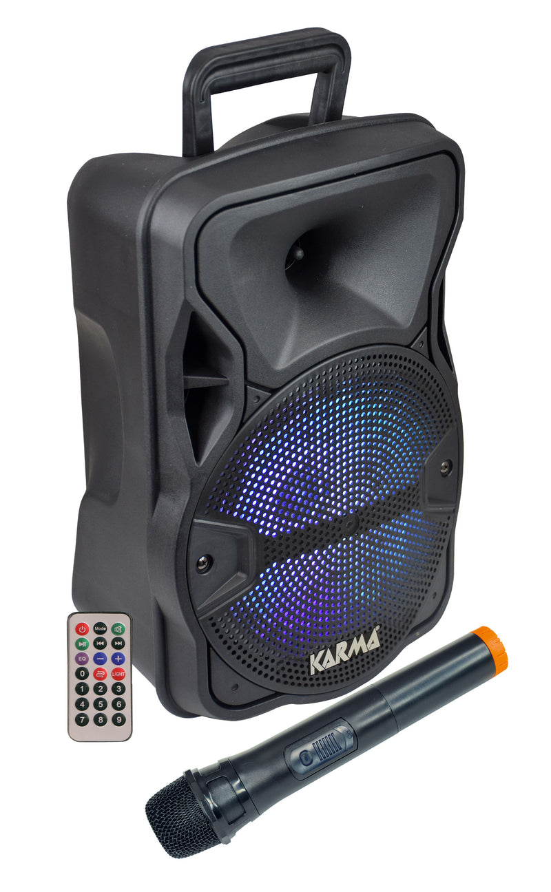 KARMA - Diffusore amplificato con radiomicrofono 300W PMPO