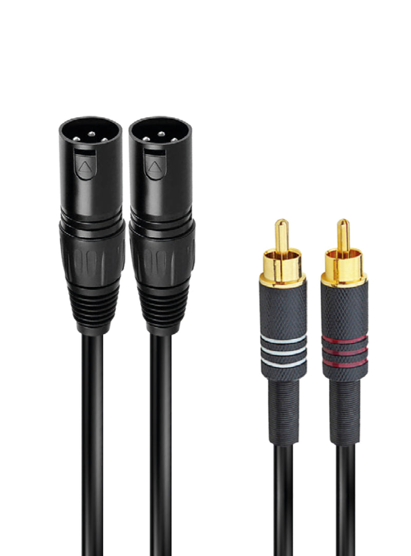 RIDEM - Cavo audio 2 XRL m a 2RCA m 1,5mt