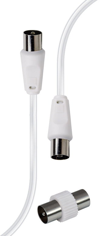 RIDEM - Cavo antenna M/F 1,5mt bianco