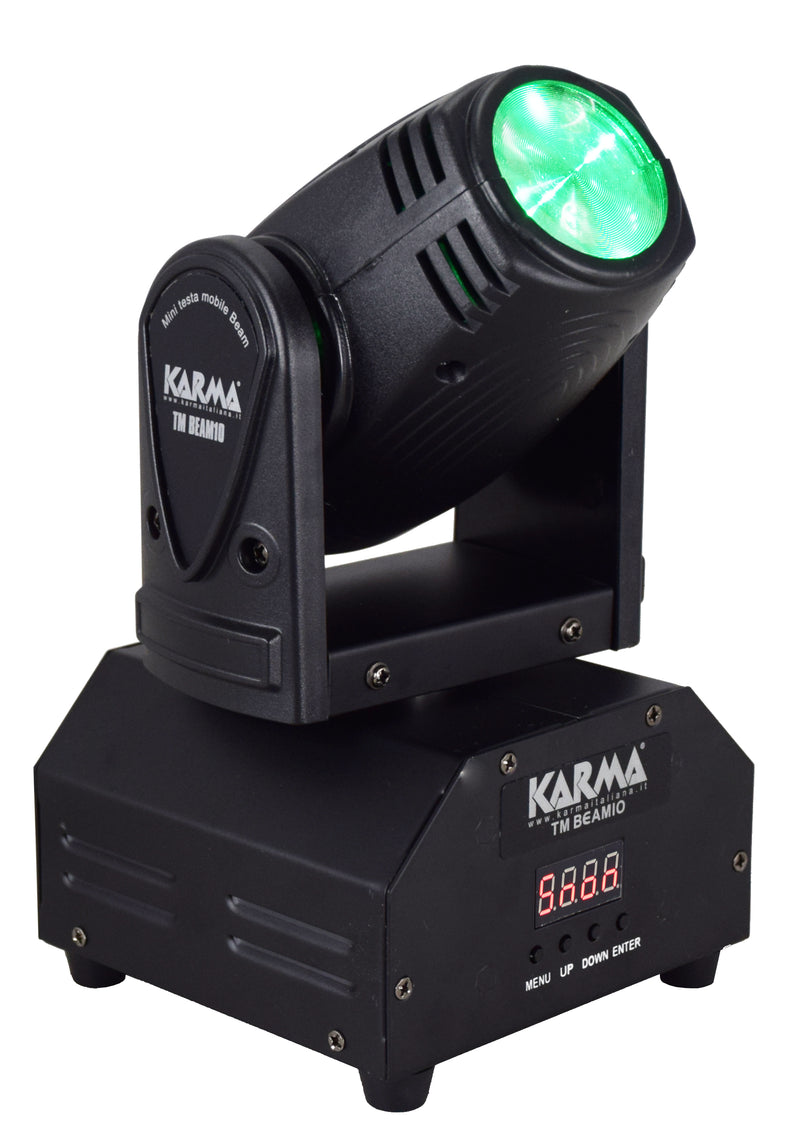 KARMA - Mini testa mobile Beam 1led 10W