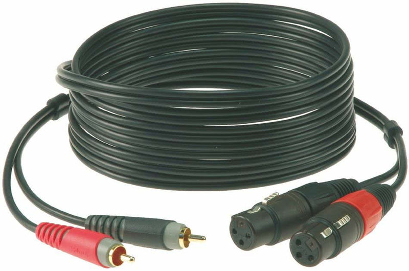 Klotz AT-CF0300 - RCA - 2x XLR Female - 3m