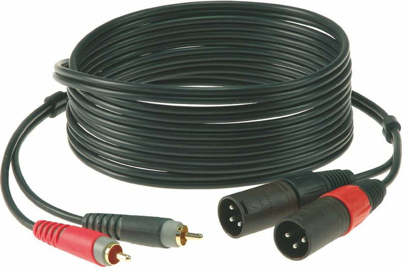 Klotz AT-CM0100 - RCA- 2x XLR male - 1m