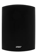 Coppia di diffusori da interno e/o esterno impermeabili Earthquake "AWS-502B", diametro woofer 5" 125W (nero, griglia frontale in alluminio e supporto per installazione incluso)