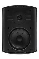 Coppia di diffusori da interno e/o esterno impermeabili Earthquake "AWS-502B", diametro woofer 5" 125W (nero, griglia frontale in alluminio e supporto per installazione incluso)