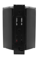 Coppia di diffusori da interno e/o esterno impermeabili Earthquake "AWS-502B", diametro woofer 5" 125W (nero, griglia frontale in alluminio e supporto per installazione incluso)