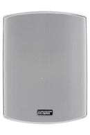 Coppia di diffusori da interno e/o esterno impermeabili Earthquake "AWS-502W", diametro woofer 5" 125W (bianco, griglia frontale in alluminio e supporto per installazione incluso)