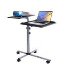 Carrello per Proiettore con Piano Regolabile e Rotelle