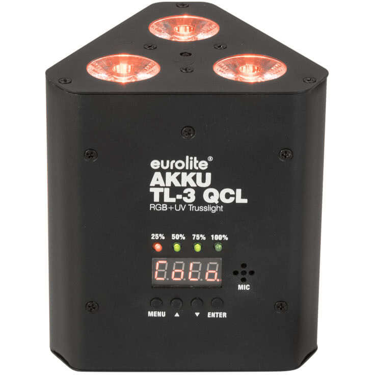 Eurolite Akku TL-3 QCL RGB+UV