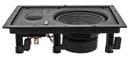 Coppia di diffusori da incasso a parete e/o soffitto rettangolari con regolazione degli alti e dei bassi +/- 3db Earthquake "EWS-600", diametro woofer 6.5" 300W (griglia frontale inclusa)