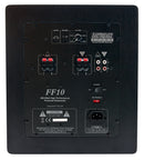 Subwoofer amplificato uscita frontale classe AB Earthquake "FF-10", diametro woofer 10" 400W (nero)