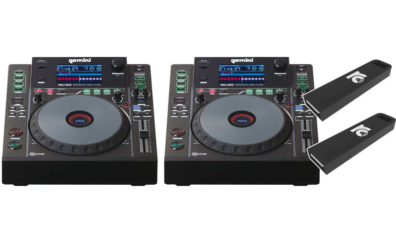 Gemini MDJ-900 - Bundle + 2x DJ USB Stick