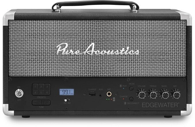 Diffusore stereo portatile wireless Pure Acoustics Edgewater con Bluetooth, 100W (nero)
