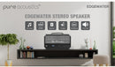 Diffusore stereo portatile wireless Pure Acoustics Edgewater con Bluetooth, 100W (nero)