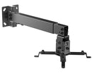 Supporto da parete o soffitto per videoproiettore con altezza regolabile 43/65cm, nero
