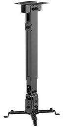 Supporto da parete o soffitto per videoproiettore con altezza regolabile 43/65cm, nero