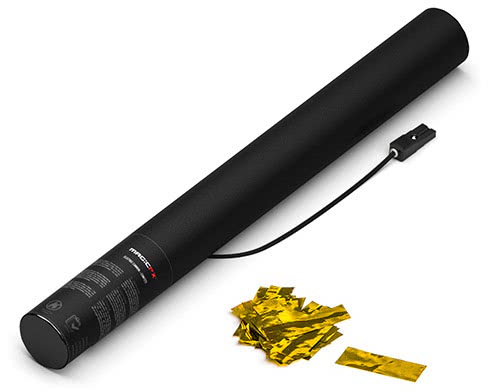 MagicFX Electric Confetti Cannon - 50cm - Gold Metallic