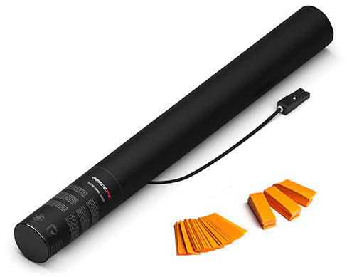 MagicFX Electric Confetti Cannon - 50cm - Orange