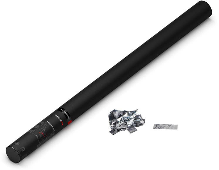 MagicFX Handheld Confetti Cannon - 80cm - Silver Metallic
