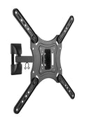 Supporto da parete inclinabile e orientabile con snodo per monitor con portata 30kg e VESA fino a 400x400mm, nero