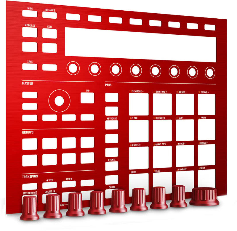 Native Instruments Custom Kit Maschine MK2 - dragon red