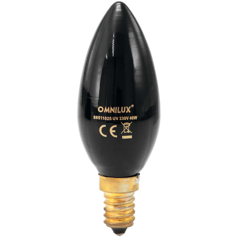 Omnilux C35 230V/40W E-14 lampada a candela UV