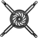 Supporto da parete per videoproiettori con regolazione da 92 a 151 cm con portata 15kg (nero)