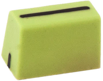 Rane DJ Mixer Fader Cap rubberized - verde/nero