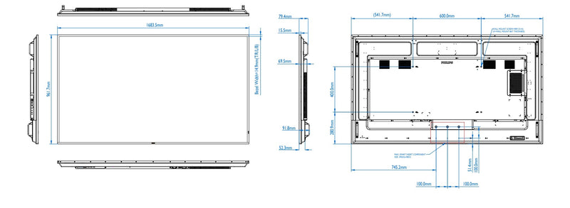 Monitor Philips 75BDL3510Q 75"