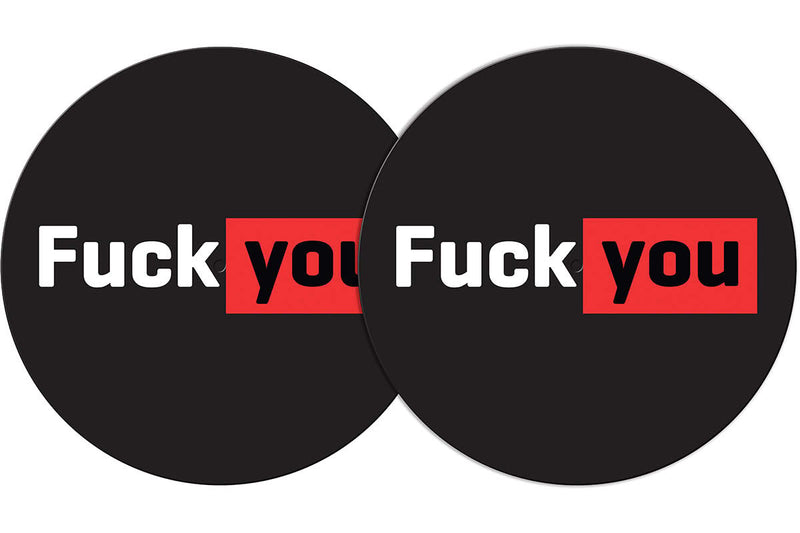 2x Slipmats - FuckYou