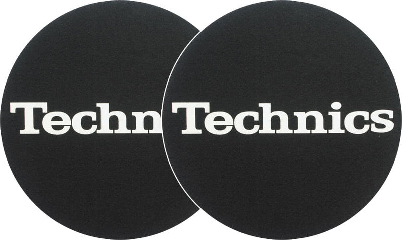 2x Slipmats Technics Logo - bianco