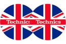 2x Slipmats - Technics UK flag