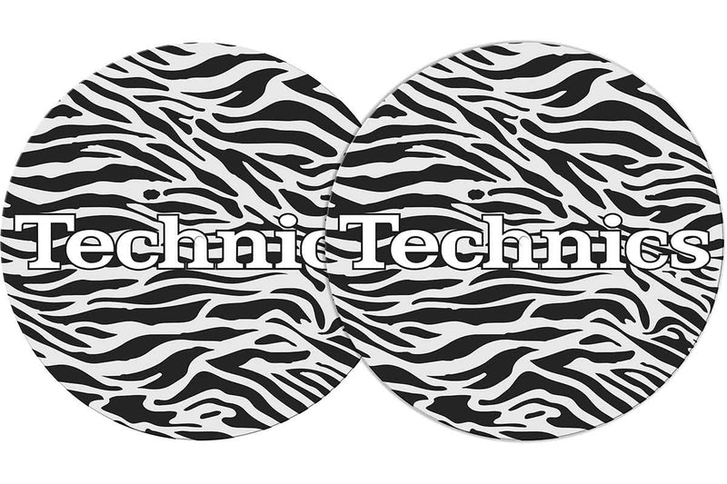 2x Slipmats - Technics - Zebra