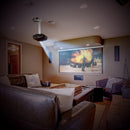 Supporto a soffitto universale per videoproiettore, regolabile da 38/58cm (silver)