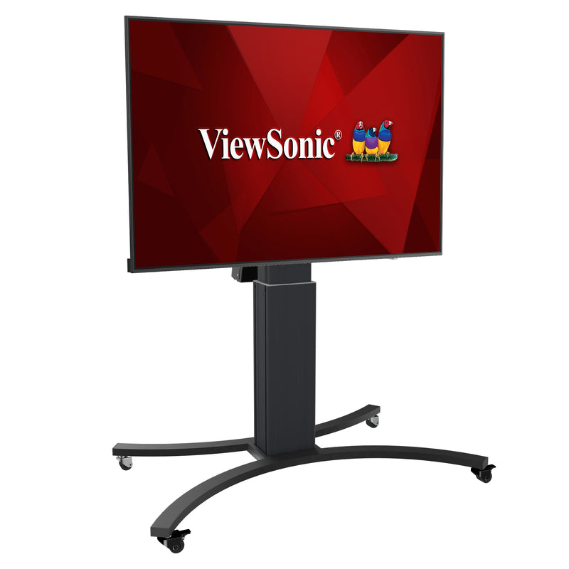 Supporto per monitor con carrello ad altezza ed rotazione variabili e controllo motorizzato per display da 42" fino a 86" ViewSonic VB-CNM-003