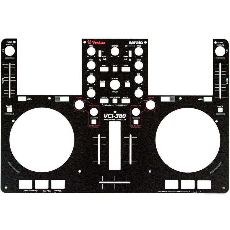 Vestax VCI 380 Faceplate - nero