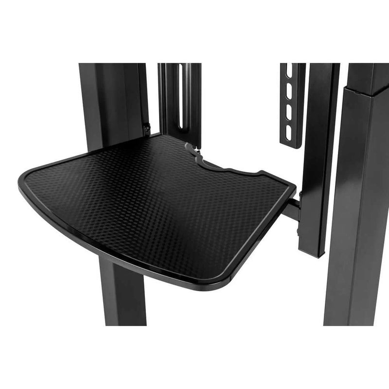 Carrello professionale da pavimento motorizzato per monitor con portata 120kg e VESA fino a 800x600mm (con telecomando), nero