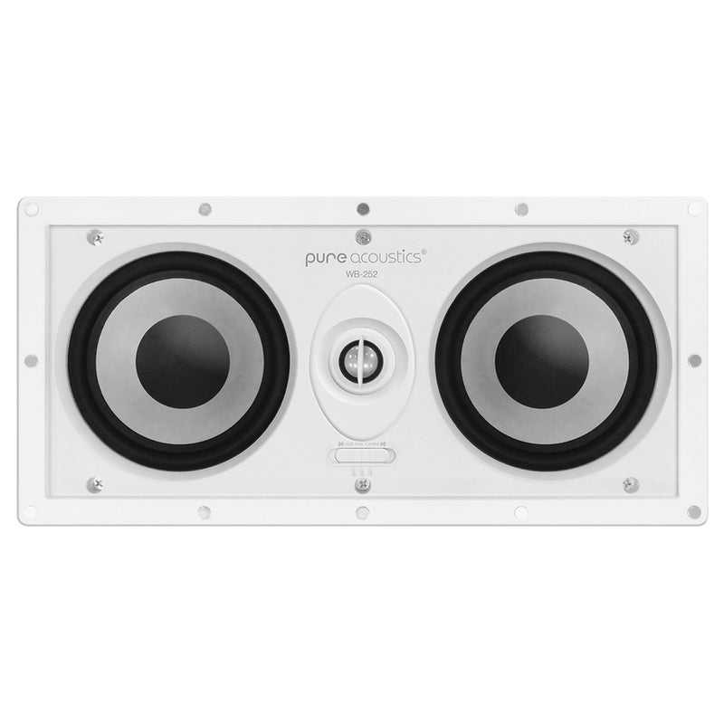 Diffusore da incasso da parete a 2 vie Pure Acoustics WB-252, 165W (bianco)
