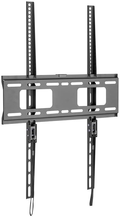Supporto professionale da parete per monitor videowall in modalità portrait con portata 75kg e VESA fino a 400x600mm, nero