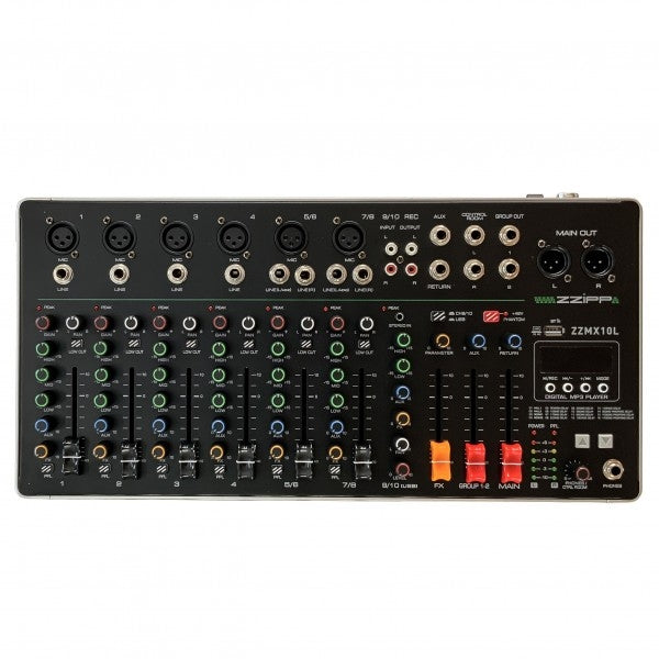 Mixer analogico con lettore MP3 DSP e Bluetooth, 10 canali