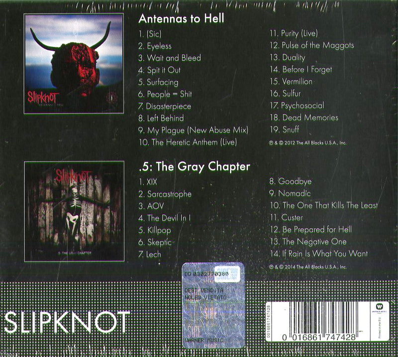 Slipknot - Antennas To Hell & 5: The Gray Chapter Cd 0016861747428