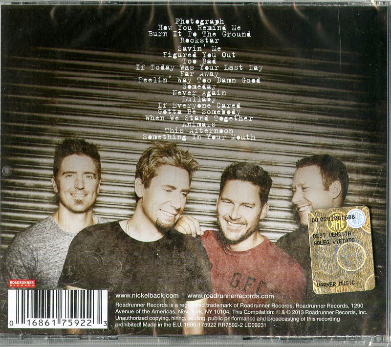 Nickelback - The Best Of Nickelback Vol.1 Cd 0016861759223