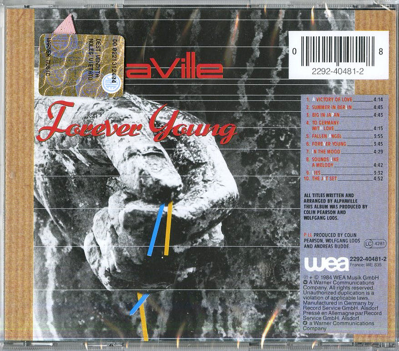 Alphaville - Forever Young Cd 0022924048128