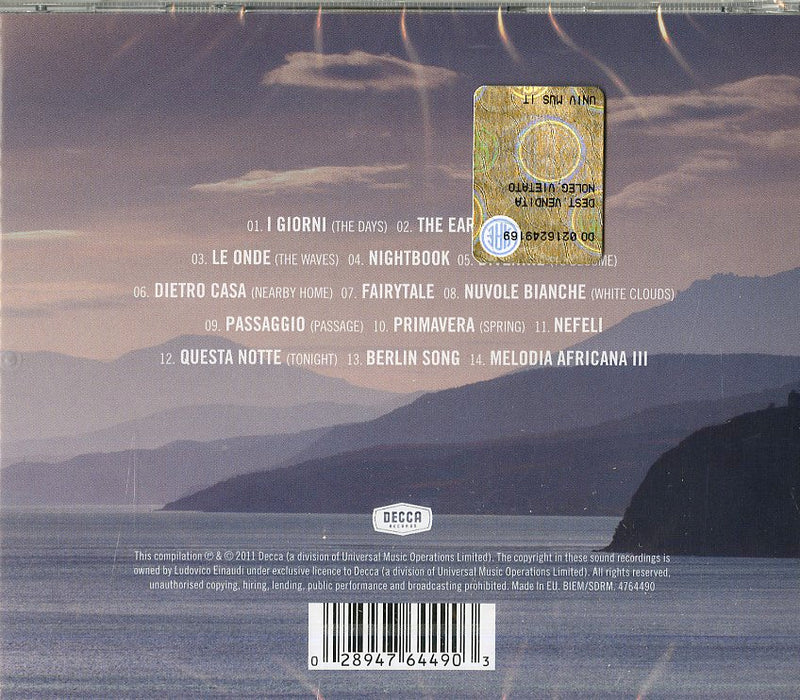 Einaudi Ludovico - Islands The Essential Einaudi Cd 0028947644903