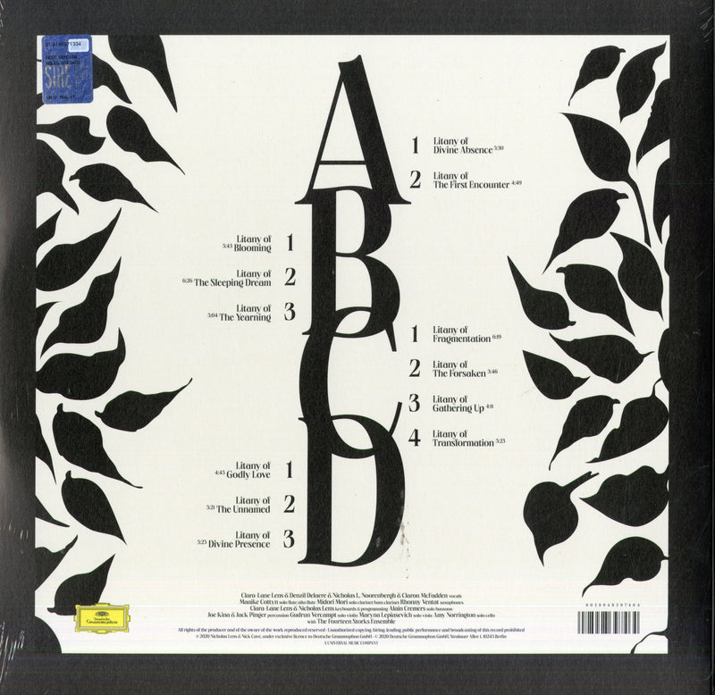 Cave Nick & Lens Nicholas - L.I.T.A.N.I.E.S Lp 0028948397464