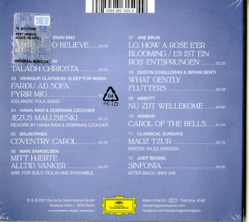 Compilation - Winter Tales (Music Natalizie Rivisitate Da Grandi Artisti) Cd 0028948615049