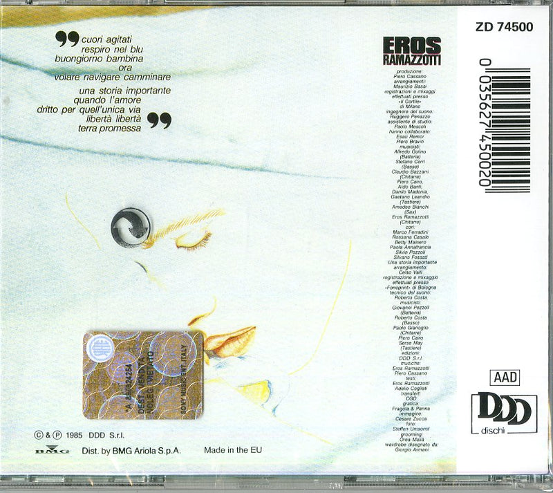 Ramazzotti Eros - Cuori Agitati Cd 0035627450020